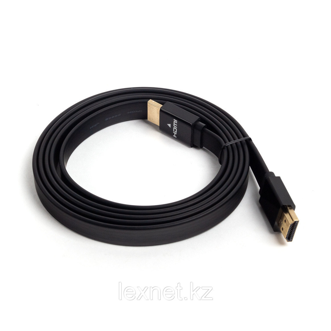 Интерфейсный кабель, SVC, HF0150-P, HDMI-HDMI, плоский, 30В, Чёрный, Пол. пакет, 1.5 м. - фото 1 - id-p92182541