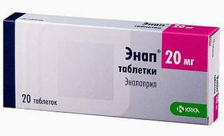 Энап 20 мг №20 табл