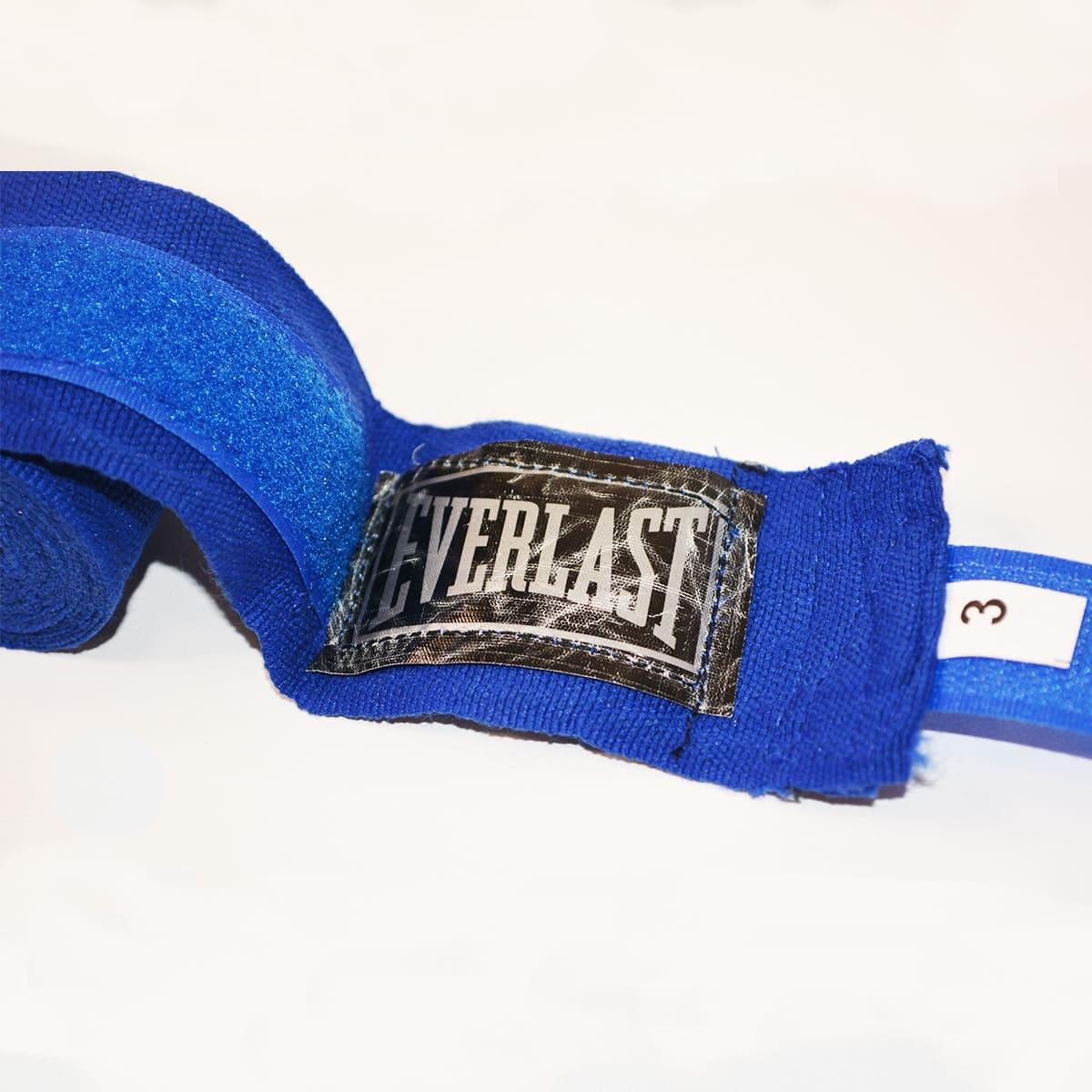 Боксерский бинт Everlast 2 штуки 330 см x 5.5 см синий - фото 4 - id-p92183213