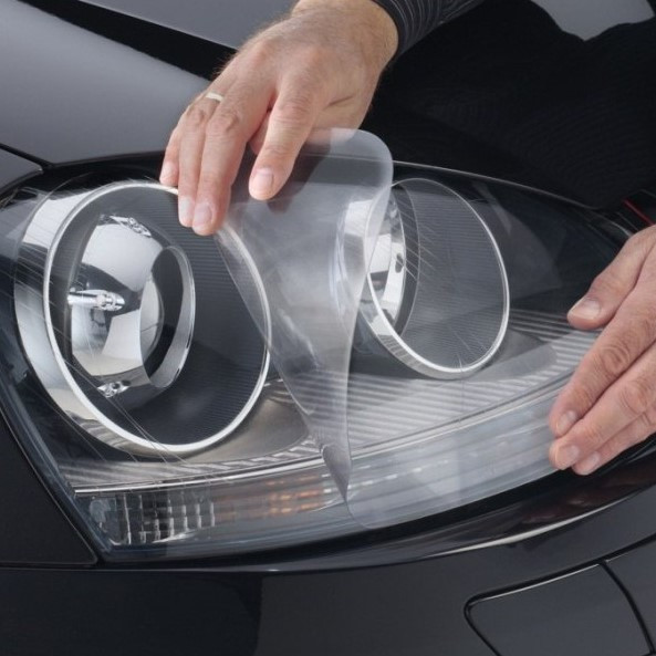 Оклейка фар защитной пленкой, фото 1