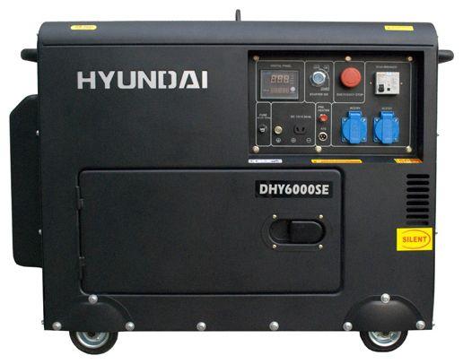 Генератор дизельный Hyundai DHY 6000SE