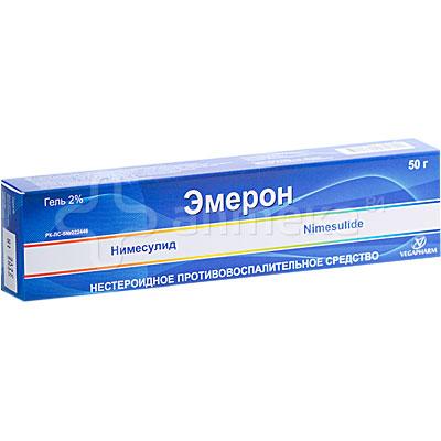 Эмерон 2% 50гр гель (нимесулид)