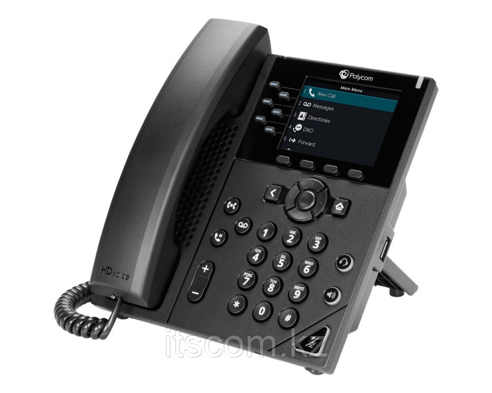 IP телефон Poly VVX350 Desktop Phone (2200-48830-114) - фото 1 - id-p91852397