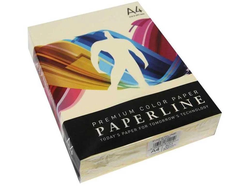 Бумага цветная PAPERLINE "Ivory 100" А4, 160 г/м2, 250л.