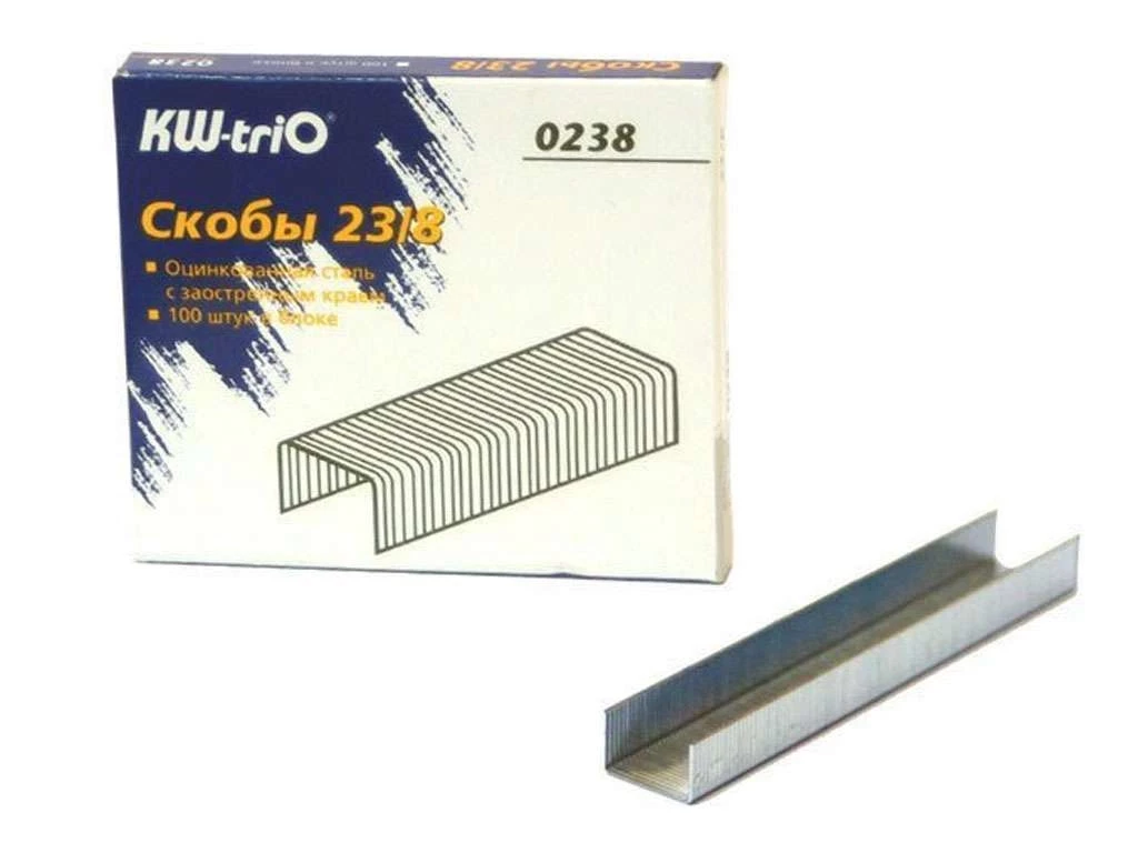 Скобы KW-trio для степлера e2849623/8 (30-50 листов) 1000 шт/кор
