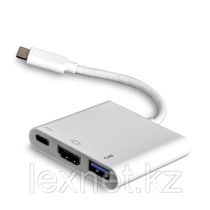 Многопортовый цифровой AV-адаптер USB-C 3.1 SHIP US217-B, фото 2