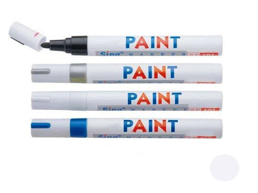 Маркер-краска лаковый "PAINT", 1,5-3 мм, белый