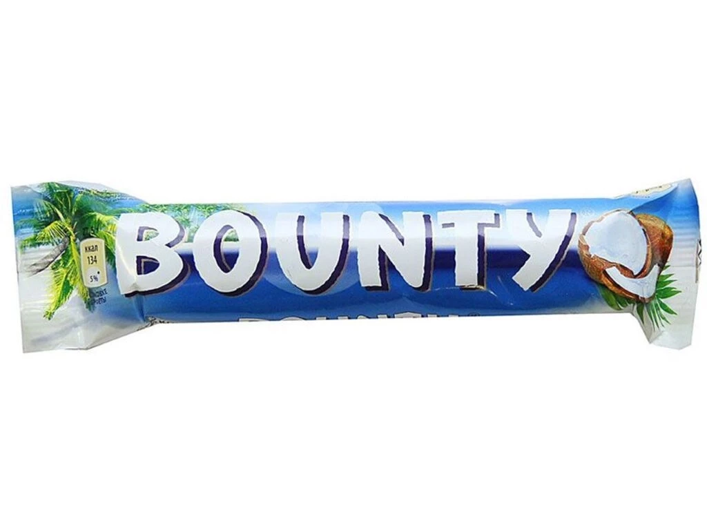 Шоколадный батончик "Bounty" , 55г