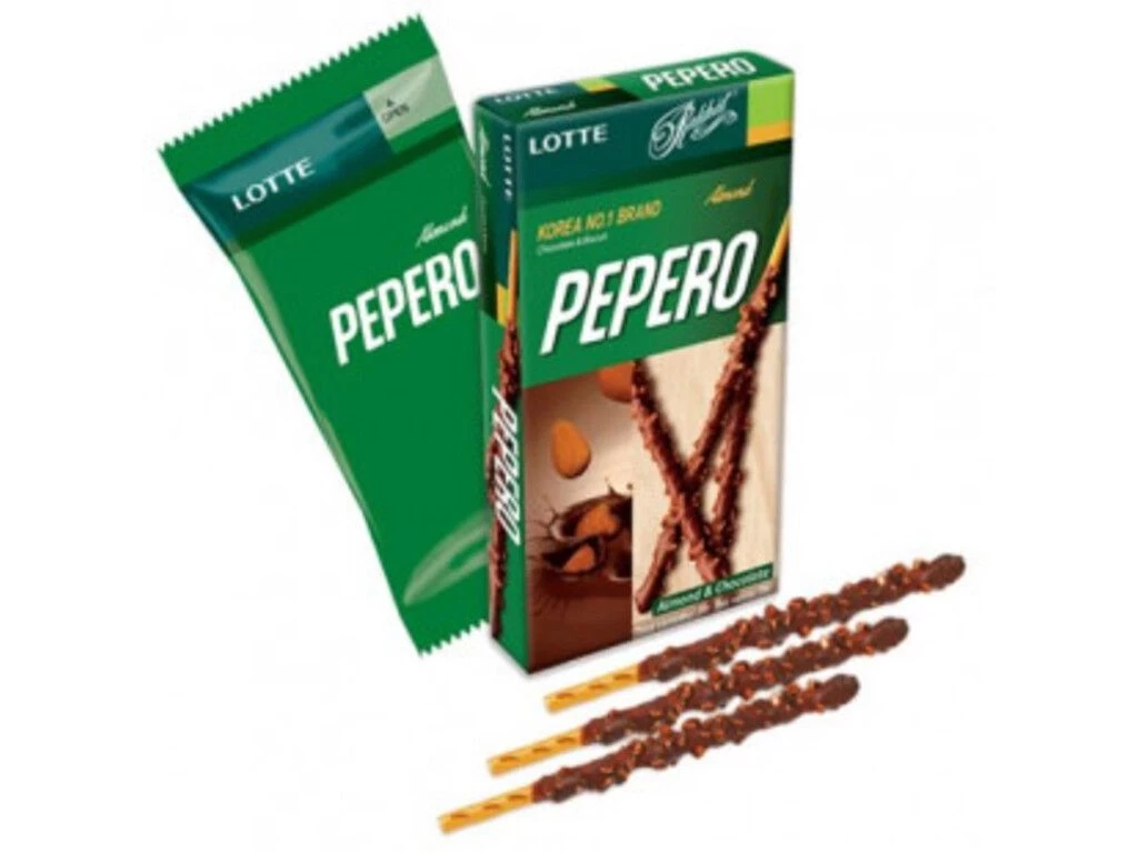 Печенье-соломка LOTTE "Pepero Almond", 36гр.