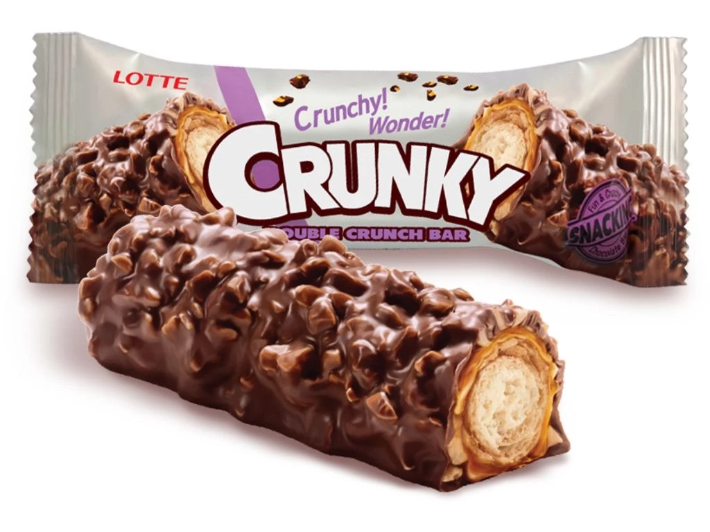 Шоколадный батончик "Crunky Double Crunch Bar" 5-ти слойный, 36 гр.