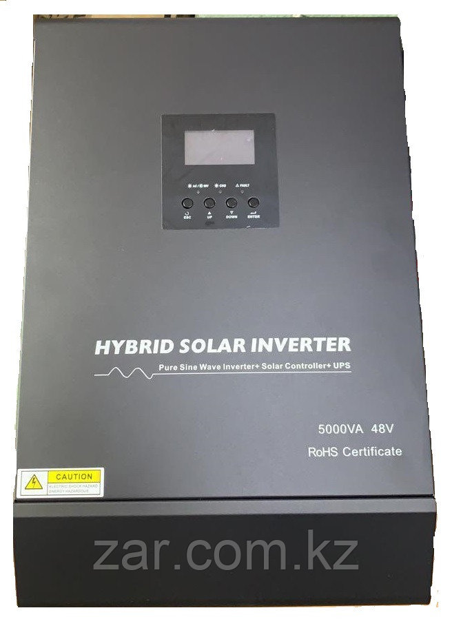 5KVA чистая синусоида гибридный солнечный инвертор 48В 220В встроенный PWM 50A Солнечный контроллер заряда