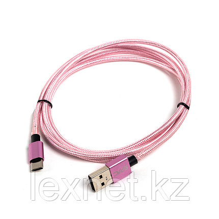 Переходник USB-USB Type C SVC USC-AL0120PK-P, Розовый, Пол. пакет, 1.2 м, фото 2