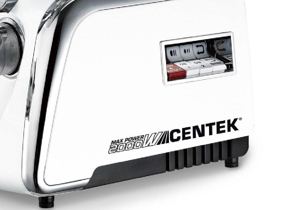 Мясорубка Centek CT-1602 2000W белый/хром
