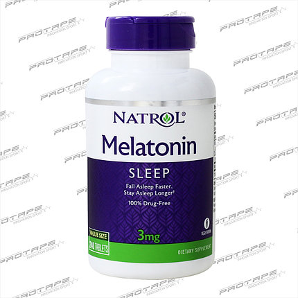 Мелатонин NATROL Melatonin 3 мг 240 таб., фото 2