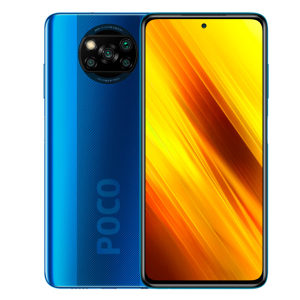 Смартфон Xiaomi Poco X3 6/128Gb Blue - фото 1 - id-p92223489