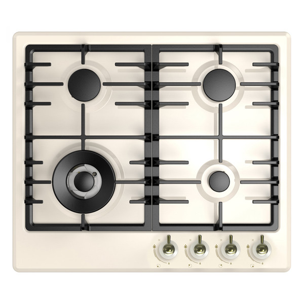 Варочная поверхность Midea MG696TRI-B бежевый