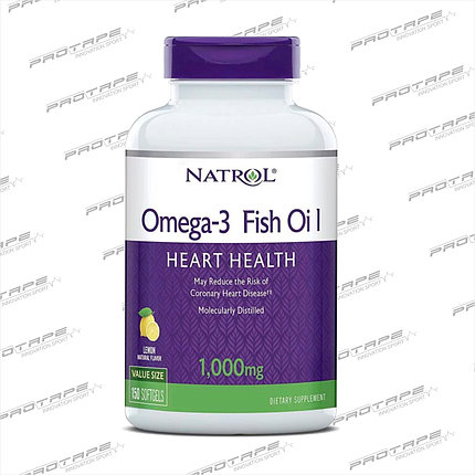 Рыбий жир Omega-3 Natrol Omega 3 1000 150капс, фото 2
