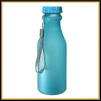 Бутылка для воды (без логотипа) 500мл синяя матовая