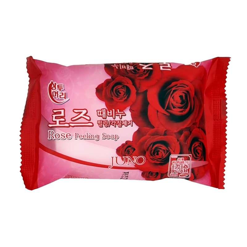 Juno Пилинг - мыло с экстрактом розы Rose Peeling Soap / 150 гр.