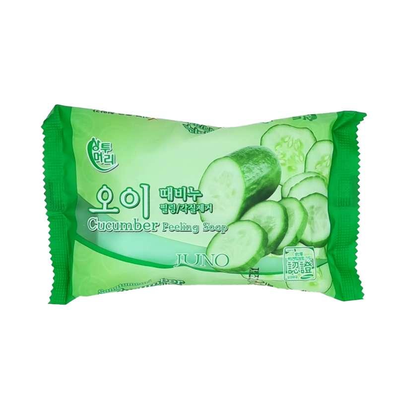 Juno Пилинг - мыло с экстрактом огурца Cucumber Peeling Soap / 150 гр.