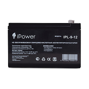 Аккумуляторная батарея IPower IPL-9-12 12В 9 Ач, фото 2