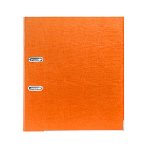Папка-регистратор Deluxe с арочным механизмом, Office 2-OE6, А4, 50 мм, оранжевый, фото 2
