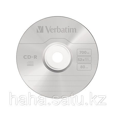 Диск CD-R Verbatim (43343) 700MB 50штук Незаписанный, фото 2