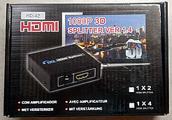 HDMI сплиттер  ver 1.4,    1 вход - 4 выхода.