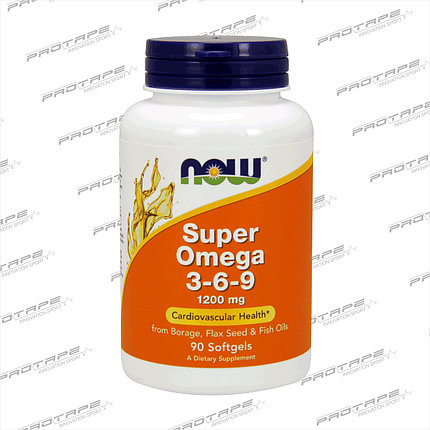 Omega-3-6-9 NOW Омега 3-6-9 90 капсул, фото 2