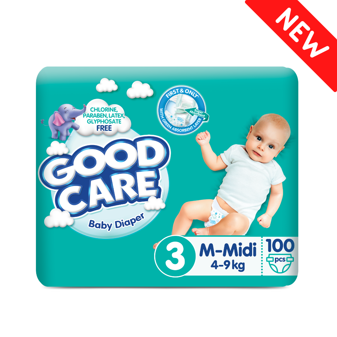 Детские Подгузники GOODCARE №3 (4-9 кг), 100 шт