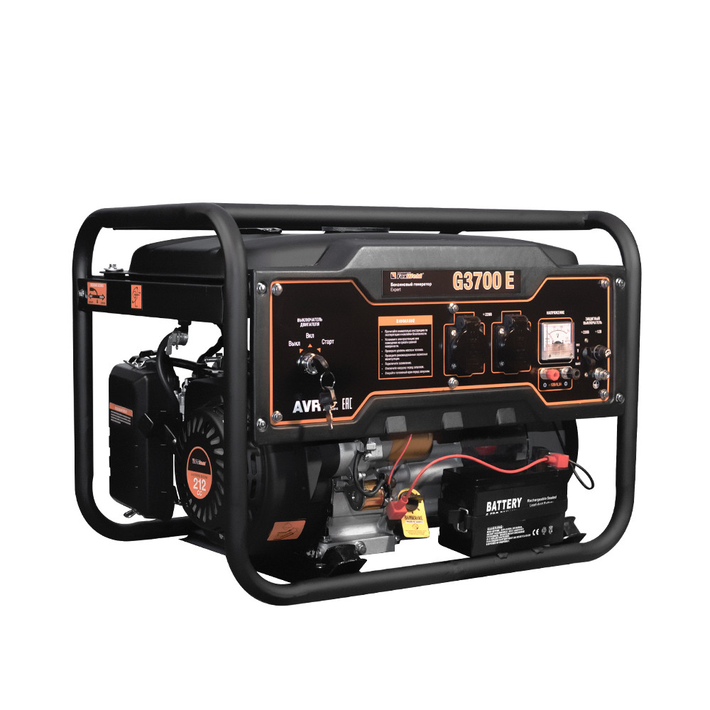 Бензиновый генератор FoxWeld Expert G3700 E, фото 1