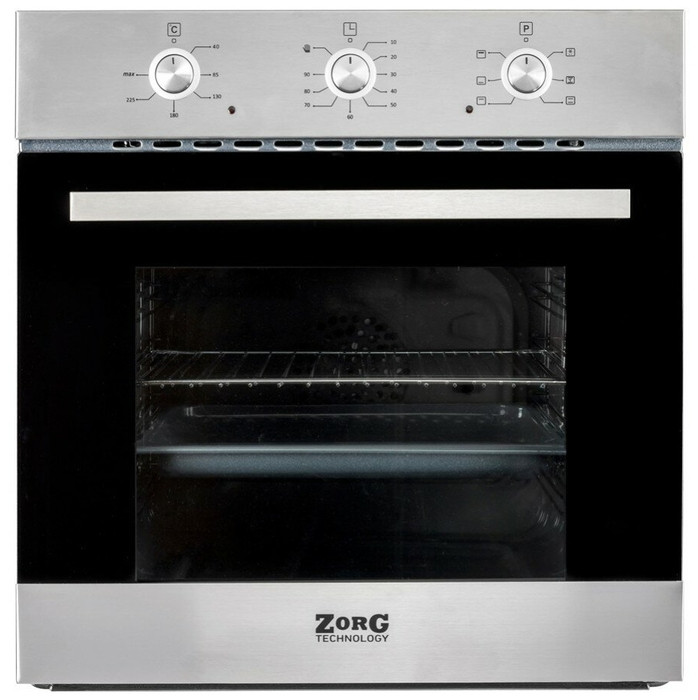 Электрический духовой шкаф ZORG TECHNOLOGY BE6 (Inox) серебристый