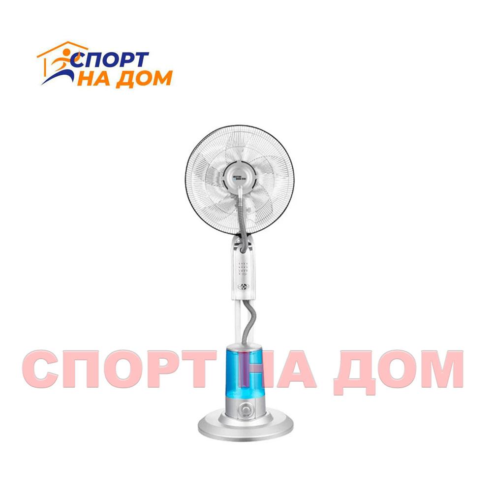 Вентилятор с водяным увлажнителем и таймером+пульт на 75 Вт (цвет серый)