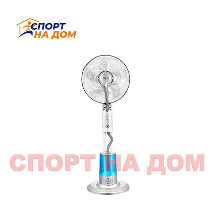 Вентилятор с водяным увлажнителем и таймером+пульт на 75 Вт (цвет серый), фото 2
