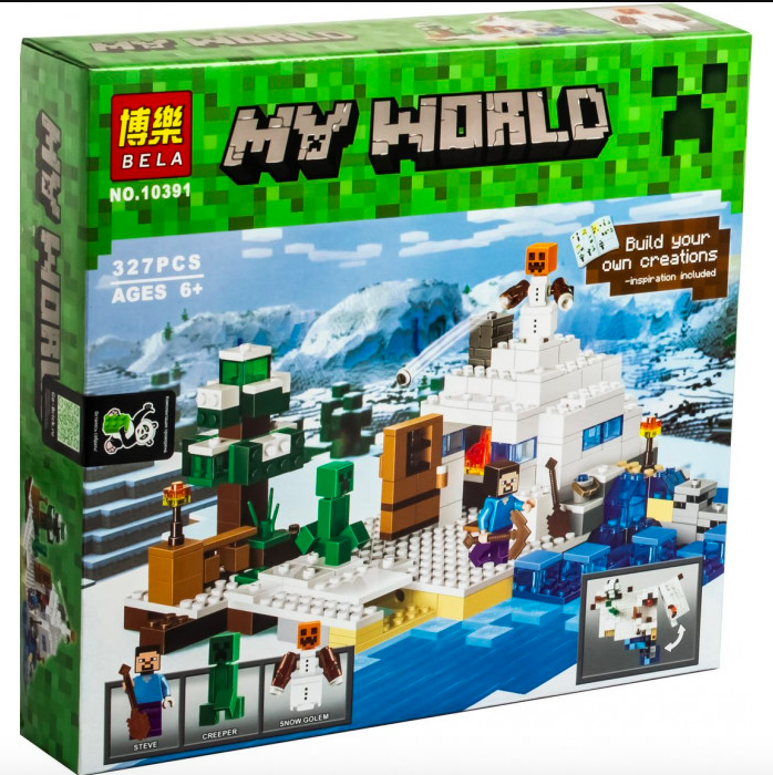 Конструктор Bela 10391 Снежное укрытие, аналог Lego 21120