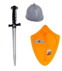 Набор оружия "Вояка" шлем, щит и меч КНОПА
