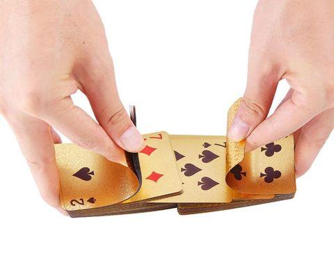 Колода игральных карт в пластиковом боксе «Золотой слиток» (Доллары) - фото 3 - id-p92273621