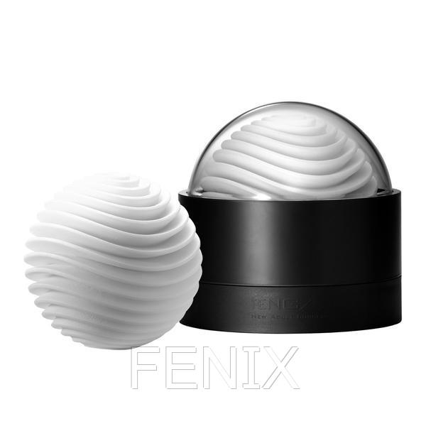 Tenga Geo Aqua - мастурбатор с волнистым рельефом, 17х5 см