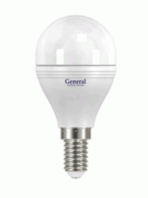 Лампа светодиодная General GLDEN-G45F-7-230-E14-2700 / Световой поток, лм: 520 - фото 1 - id-p92293588