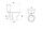 Унитаз-компакт напольный SANTEK  "Паллада" (2-реж дюрапласт сиденье металлический крепеж) белый (1WH302376), фото 7