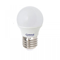 Лампа светодиодная General GLDEN-G45F-8-230-E27-2700 / Световой поток, лм: 610