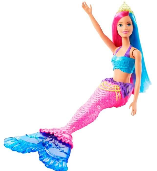 Barbie Дримтопия Кукла Barbie Русалочка в голубом топе