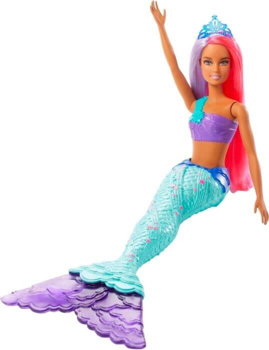 Barbie Дримтопия Кукла Barbie Русалочка в фиолетовом топе