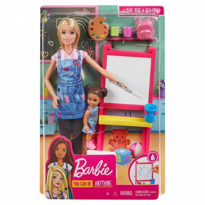 Кукла Mattel Barbie Art Teacher Учитель рисования