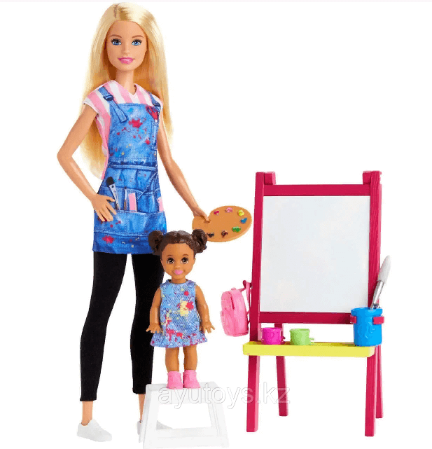 Кукла Mattel Barbie Art Teacher Учитель рисования - фото 3 - id-p92301239
