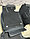 3D Люкс коврики на Camry 70/75 Черный с черными нитками+EVA коврик, фото 3