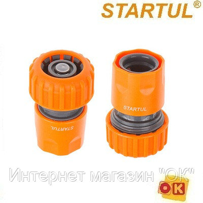 Муфта быстросъемная 3/4" с автостоп. STARTUL GARDEN (ST6011-5-3/4), фото 2