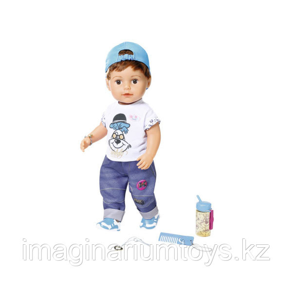 Бэби Борн кукла интерактивная мальчик Братик 43 см Baby Born