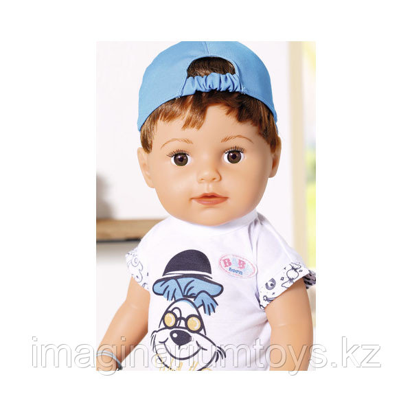 Бэби Борн кукла интерактивная мальчик Братик 43 см Baby Born - фото 4 - id-p92301987