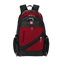 Городской рюкзак Swissgear 8810 чёрно-красный